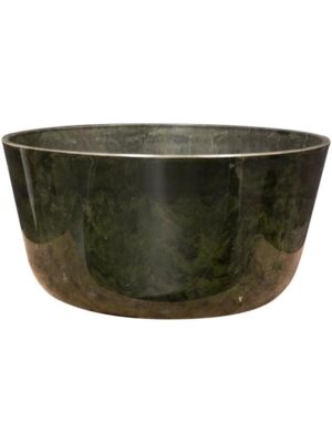 Кашпо Palermo bowl marble green D27 H12 см