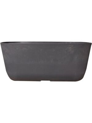 Кашпо Palermo planter grey L35 W16 H15 см