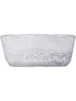 Кашпо Palermo planter marble cloud L35 W16 H15 см