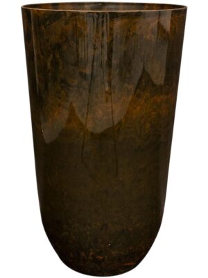 Кашпо Palermo vase marble brown D38 H65 см