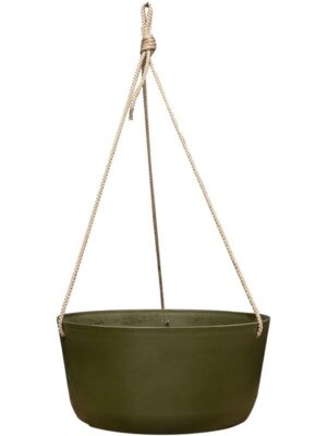 Кашпо подвесное Palermo hanger green D27 H12 см