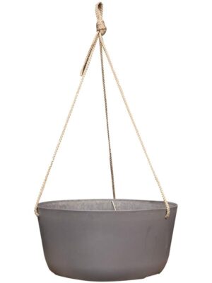 Кашпо подвесное Palermo hanger grey D27 H12 см