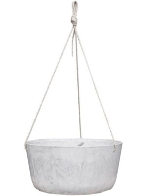 Кашпо подвесное Palermo hanger marble cloud D27 H12 см