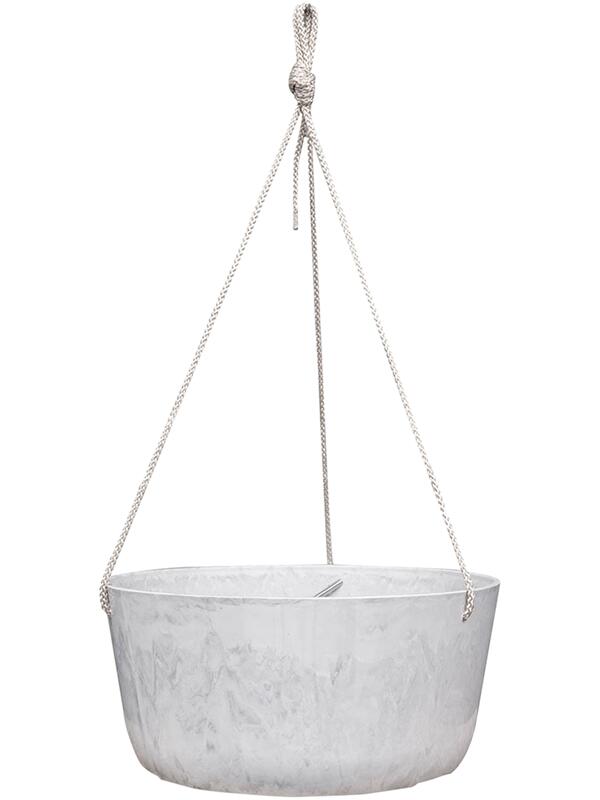 Кашпо подвесное Palermo hanger marble cloud D27 H12 см
