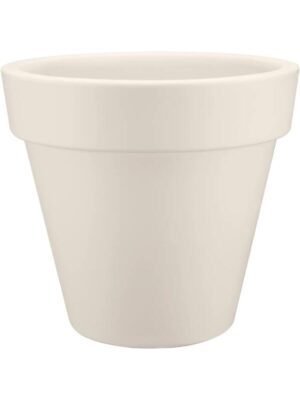 Кашпо Pure® round linen white D59 H54 см
