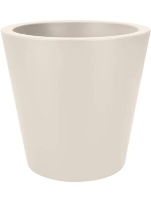 Кашпо Pure® straight round linen white D50 H51 см