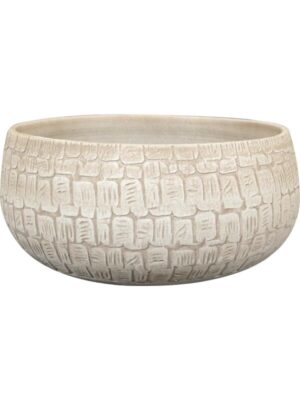 Кашпо Renzo bowl sand D28 H13 см