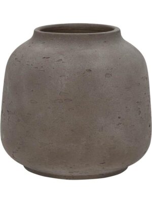 Кашпо Rough jabari l mocha washed D17.5 H16 см