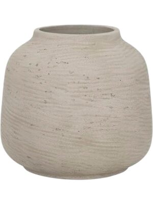 Кашпо Rough jabari xl grey washed D22 H20 см