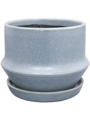 Кашпо с поддоном Jent pot with saucer sky D16 H13 см