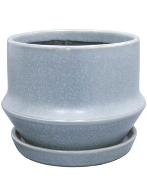 Кашпо с поддоном Jent pot with saucer sky D19 H15 см