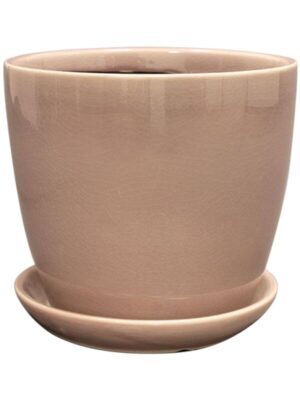 Кашпо с поддоном Rico pot with saucer lila D14 H14 см