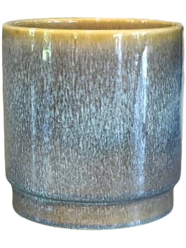Кашпо Sense pot reactive jade blue D29 H29 см
