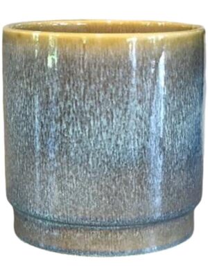 Кашпо Sense pot reactive jade blue D21 H21 см