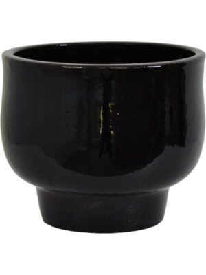 Кашпо Shade pot midnight blue D32 H26 см