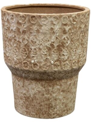 Кашпо Silas pot sand D14 H16 см