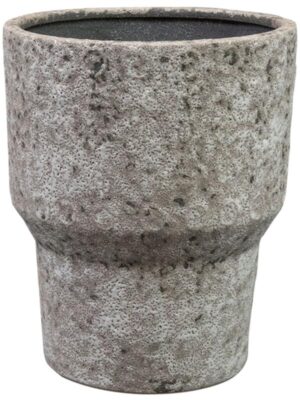 Кашпо Silas pot stone D14 H16 см
