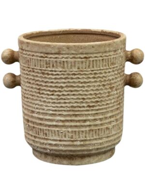 Кашпо Sophia pot sand D10 H12 см