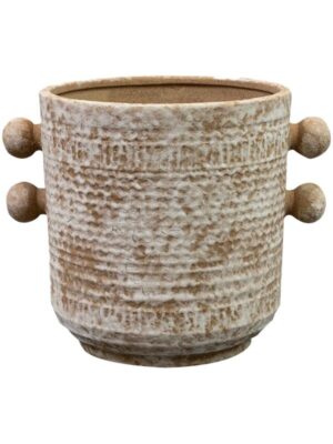 Кашпо Sophia pot sand D14 H14 см