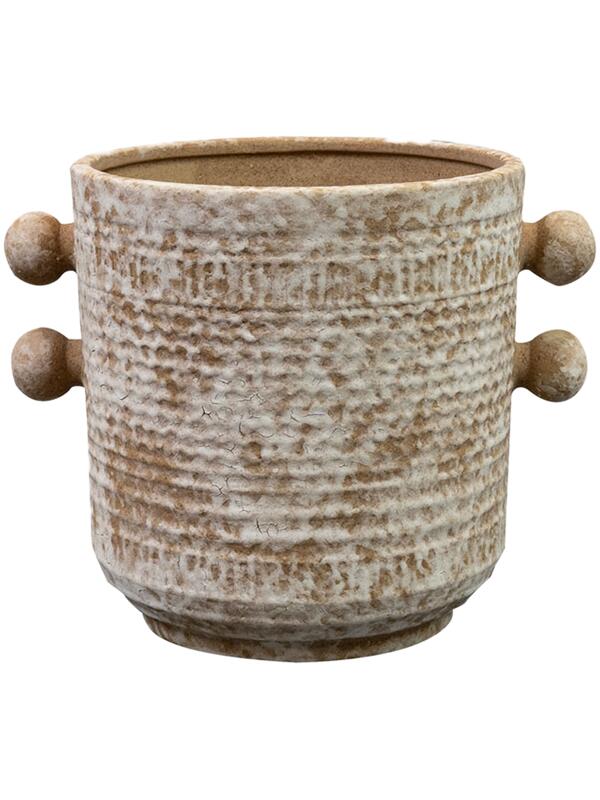 Кашпо Sophia pot sand D14 H14 см
