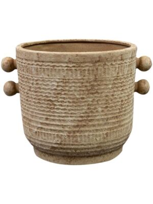 Кашпо Sophia pot sand D17 H15 см