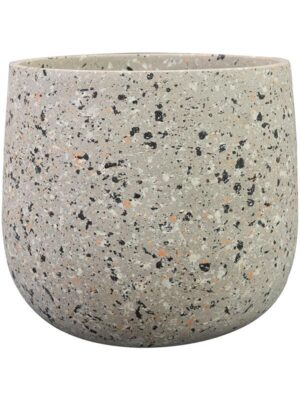 Кашпо Tina pot terrazo grey D23 H22 см