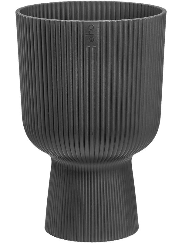 Кашпо Vibes fold coupe anthracite D14 H21 см