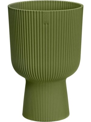Кашпо Vibes fold coupe fern green D30 H45 см
