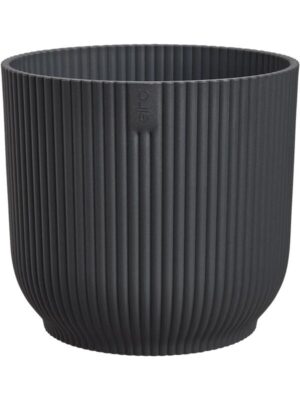 Кашпо Vibes fold round anthracite D25 H23 см