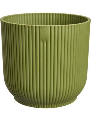 Кашпо Vibes fold round fern green D30 H27 см
