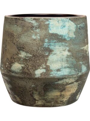 Кашпо Mist pot dark aqua D31 H28 см