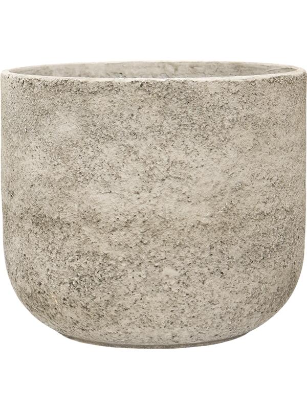 Кашпо Mont blanc pot light grey D37 H31 см