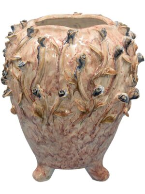 Ваза Irene pot tall pastel pink D24 H30 см