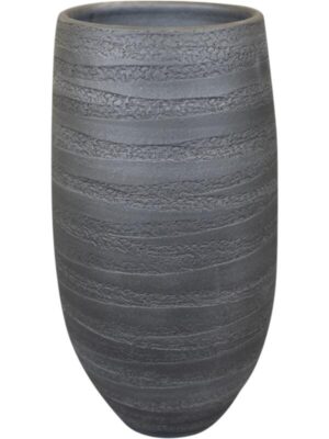 Ваза Joyce pot tall anthracite D18 H30 см