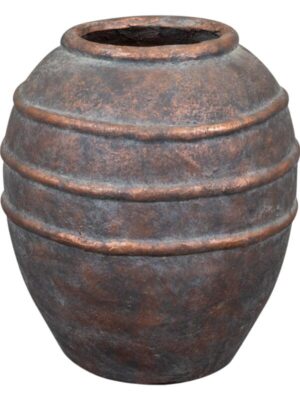 Ваза Kris pot tall copper grey D21 H23 см