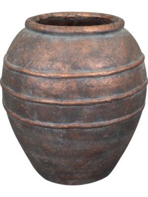 Ваза Kris pot tall copper grey D29 H32 см