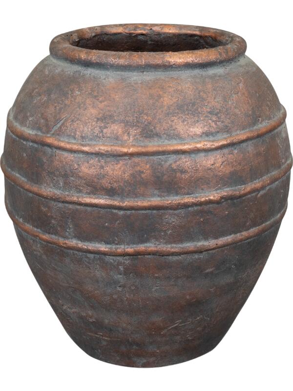 Ваза Kris pot tall copper grey D29 H32 см