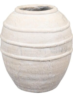 Ваза Kris pot tall ivory D21 H23 см