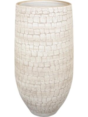 Ваза Renzo pot tall sand D18 H30 см
