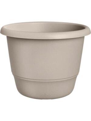 Кашпо Amiga round mushroom beige D40 H30 см