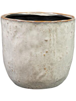 Кашпо Brian pot ivory D17 H14 см