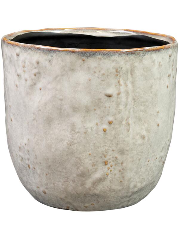 Кашпо Brian pot ivory D18 H17 см