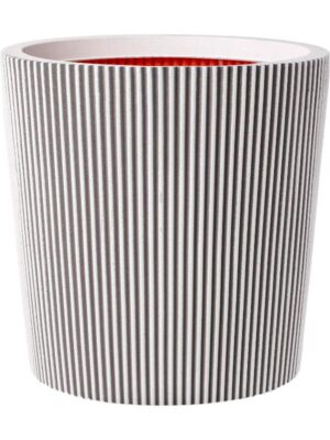 Кашпо Capi nature groove nl vase conical ivory D45 H41 см