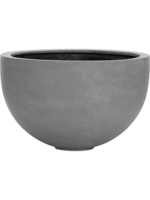Кашпо Fiberstone bowl l grey D60 H38 см