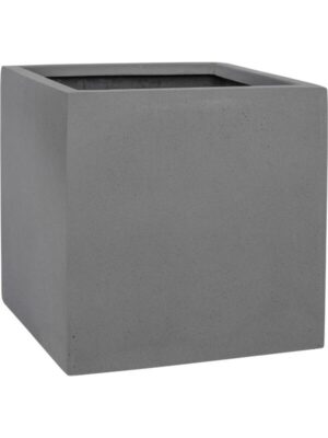Кашпо Natural fleur s grey L15 W15 H15 см
