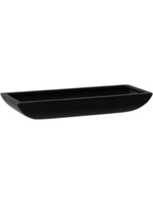 Кашпо Fiberstone pandora s black L50 W19 H7 см