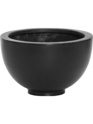 Кашпо Fiberstone peter s black D20 H12 см