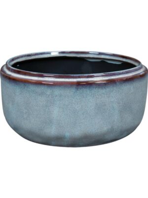 Кашпо Mabel bowl ice blue D22 H10 см