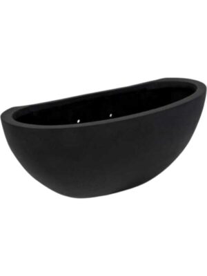 Кашпо настенное Natural wally mini dorant l black L43 W17 H16 см