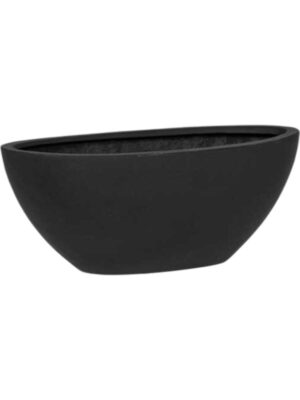 Кашпо Natural dorant m black L53 W23 H21 см